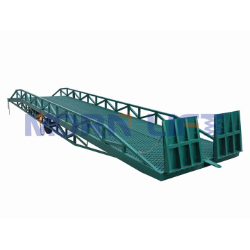 6 ton capacity mobile hydraulic loading unloading dock ramp slop warehouse container yard ramp for forklift